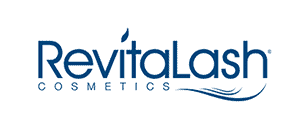 A logo of RevitaLash Cosmetics